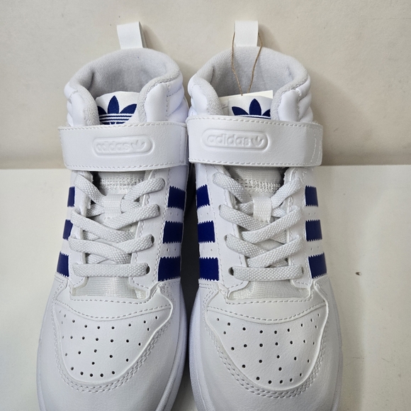 Adidas Kids FORUM MID 360 C White/Royal Blue GW2582 - Picture 5 of 13